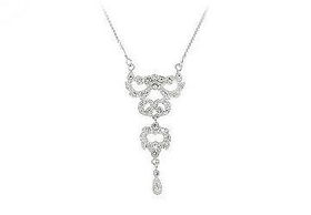 CZ Sterling Silver Necklacesterling 