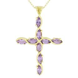 Gold Amethyst Necklacegold 