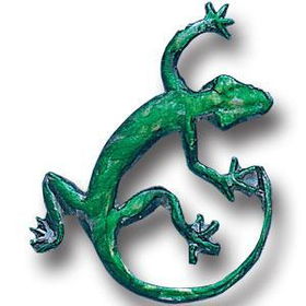 Pewter 3-D Collector Pin - Geckopewter 