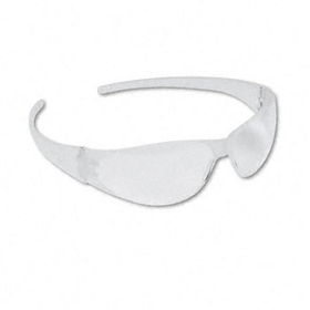 Crews CK100 - Checkmate Wraparound Safety Glasses, CLR Polycarbonate Frame, Uncoated CLR Lenscrews 