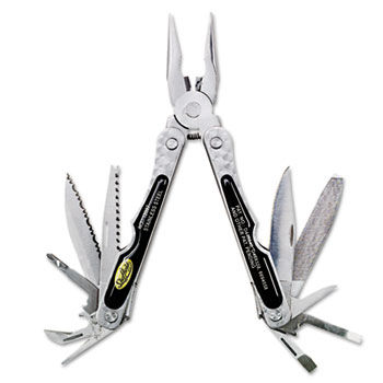 Sheffield 12007 - Folding 18-In-1 All-Purpose Stainless Tool w/Belt Pouchsheffield 