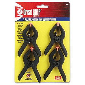 Great Neck 66000 - 4-Piece Flex Jaw 3/4 Spring Clampsneck 