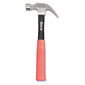 Great Neck HG16C - 16-oz. Claw Hammer w/High-Visibility Orange Fiberglass Handleneck 