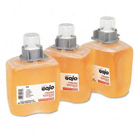 GOJO 516203CT - FMX-12 Foam Hand Wash, Orange Blossom, FMX-12 Dispenser, 1250ml Pump, 3/Cartongojo 