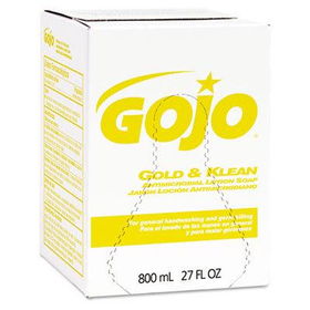 GOJO 910212CT - Enriched Lotion Soap Bag-in-Box Dispen. Refill, Lightly Scented,800ml, 12/Cartongojo 