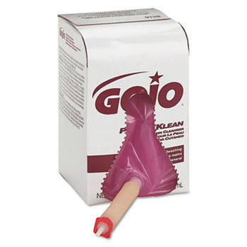 GOJO 912812EA - Pink & Klean Skin Cleanser 800-ml Bag-in-Dispenser Refill, Floralgojo 