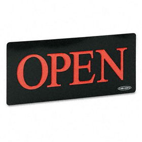 NewonTM 3656 - LED Open Sign, Squared Letters, 3-1/4w x 1d x 6h