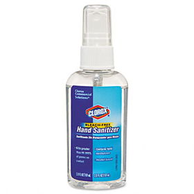 Clorox 02174 - Unscented Moisturizing Hand Sanitizer, 2-oz. Spray Bottleclorox 