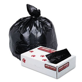 Jaguar Plastics G3339HBL - Industrial Strength Low-Density Commercial Can Liner,33 gal,1.7mil,BLK, 150/ctnjaguar 