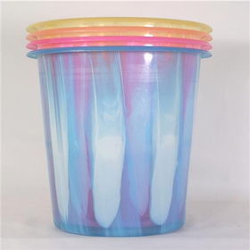 Wastebasket 4 Pastel Colors 9.5" Tall Case Pack 48wastebasket 