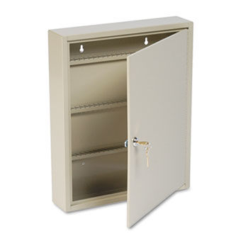 STEELMASTER by MMF Industries 201908003 - Uni-Tag Key Cabinet, 80-key, Steel, Sand, 14 x 3 1/8 x 17 1/8