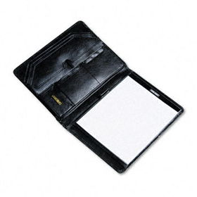 Bond Street, Ltd. 544011BLK - Pad Holder/Organizer Portfolio, Leather, Gusset File Storage/Pockets/Slots, BLKbond 