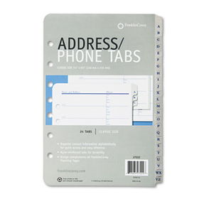 Address/Phone Refill for Organizer, A-Z Tabs, 5-1/2 x 8-1/2franklincovey 