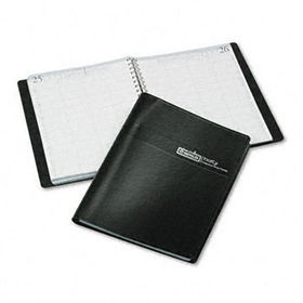 Four-Person Group Practice Daily Appointment Book, 8 x 11, Black, 2014