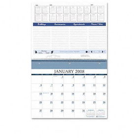 House of Doolittle 320 - Monthly Wall/Notebook Calendar, 11 x 8-1/2 Pages, Opens to 11 x 17