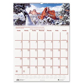 Scenic Beauty Monthly Wall Calendar, 15-1/2 x 22, 2014house 