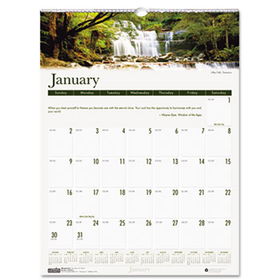 Waterfalls of the World Monthly Wall Calendar, 12 x 12, 2014