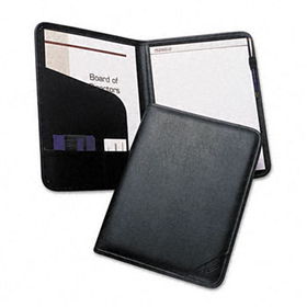 Professional Pad Holder, Storage Pockets/Card Slots, Writing Pad, Black