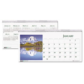 Scenic Photos Desk Tent Monthly Calendar, 8-1/2 x 4-1/2, 2014house 