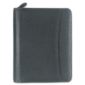 Nappa Leather Ring Bound Organizer w/Zipper, 8 x 10, Blackfranklincovey 