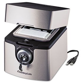 Sentry Safe QA0121 - Waterproof Chest w/USB Port, .1 ft3, 9-1/8w x 10-7/8d x 9-3/4h, Silversentry 