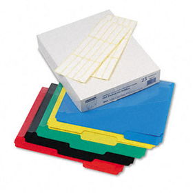 Hot Pocket Poly File Folders, 1/3 Cut Top Tab, Letter, Assorted, 25/Box