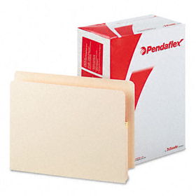 Convertible File, Straight Cut, 1 3/4 Inch Expansion, Letter, Manila, 25/Box