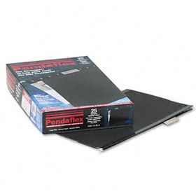 Reinforced Hanging Folders, 1/5 Tab, Legal, Black, 25/Boxpendaflex 