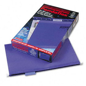 Reinforced Hanging Folders, 1/5 Tab, Legal, Violet, 25/Boxpendaflex 