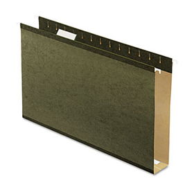 Reinforced 2"" Extra Capacity Hanging Folders, Legal, Standard Green, 25/Boxpendaflex 