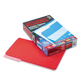 Interior File Folders, 1/3 Cut Top Tab, Legal, Red, 100/Boxpendaflex 