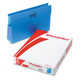 SureHook Reinforced Hanging Box Files, 3"" Expansion, Legal, Blue, 25/Boxpendaflex 