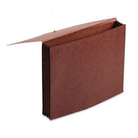 Premium Reinforced 3 1/2 Inch Expansion Wallets, Red Fiber, Letterpendaflex 