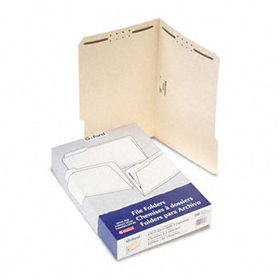 Fastener Folders, 2 Fasteners, 1/3 Cut Tabs, Legal, Manila, 50/Box