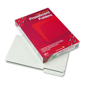 Recycled Folders, One Inch Expansion, 1/3 Top Tab, Legal, Gray Green, 25/Box