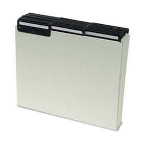 Recycled Tab File Guides, Blank, 1/3 Tab, Pressboard, Letter, 50/Box