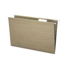 Recycled Hanging File Folders, 1/5 Tab, 11 Point Stock, Legal, Green, 25/Boxsmead 