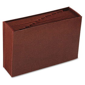 Jan-Dec Open Accordion Expanding File, 12 Pocket, Legal, Leather-Like Redropesmead 