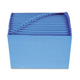 Antimicrobial A-Z Accordion Expanding File, 21 Pockets, Letter, Bluesmead 