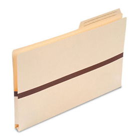 One Inch Accordion Expansion File Pockets, 2/5 Tab, Legal, Manila, 50/Boxsmead 