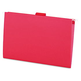 Hanging File Folders, 1/5 Tab, 11 Point Stock, Legal, Red, 25/Boxuniversal 