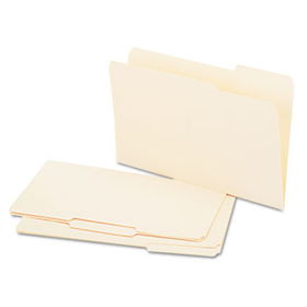 Recycled Interior File Folders, 1/3 Cut Top Tab, Legal, Manila, 100/Boxuniversal 