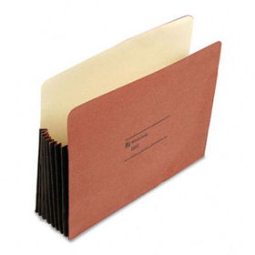 Seven Inch Expansion Pocket, Straight, Letter, Redrope, 10/Boxwilson 