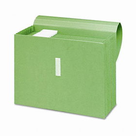 Smead 70729 - Antimicrobial Expanding File, 12 Pockets, Letter, Greensmead 