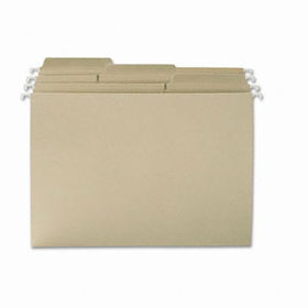 FasTab Hanging File Folders, 1/3 Tab, Letter, Moss Green, 20/Boxsmead 