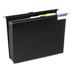 Wilson Jones 68204 - Slidebar File with Expanding Seven Pockets, Poly, Letter, Blackwilson 