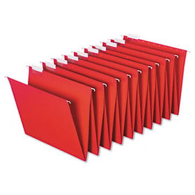 Globe-Weis HF20RED - Hanging Accordion Folders, Letter Size, Red, Two Sets/Boxglobe 