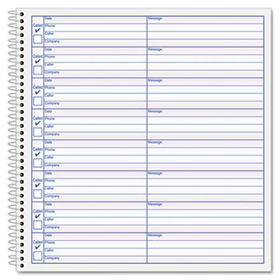 Voice Message Log Books, 8 1/4 x 8 1/2, 800-Message Booktops 