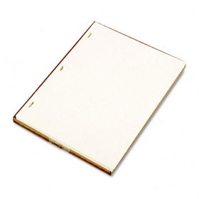 Looseleaf Minute Book Ledger Sheets, Ivory Linen, 11 x 8-1/2, 100 Sheet/Box