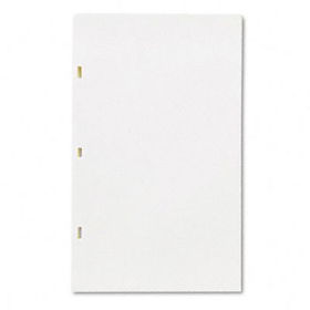 Looseleaf Minute Book Ledger Sheets, Ivory Linen, 14 x 8-1/2, 100 Sheet/Box